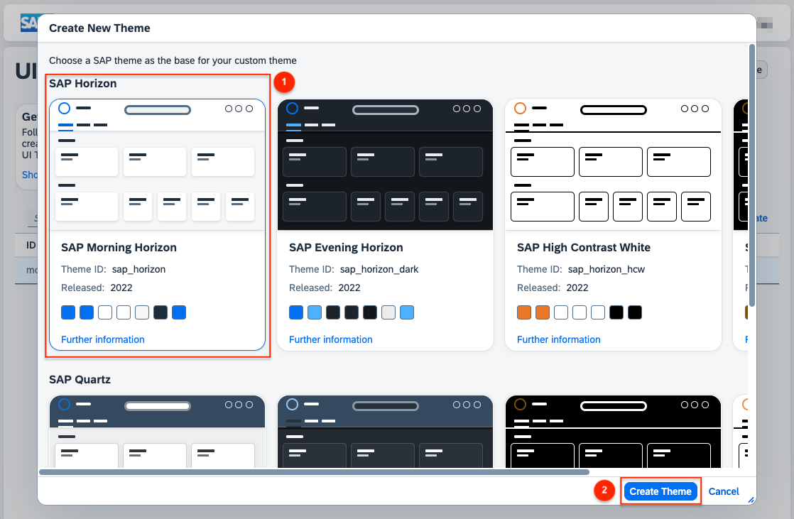 Select Base Theme