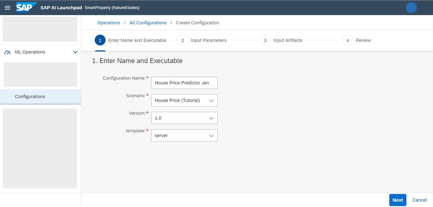 configuration create
