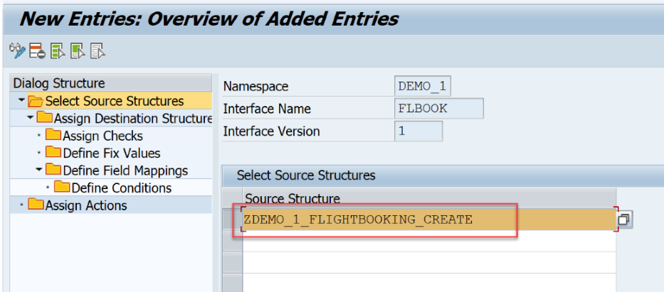 Create New Source Structure