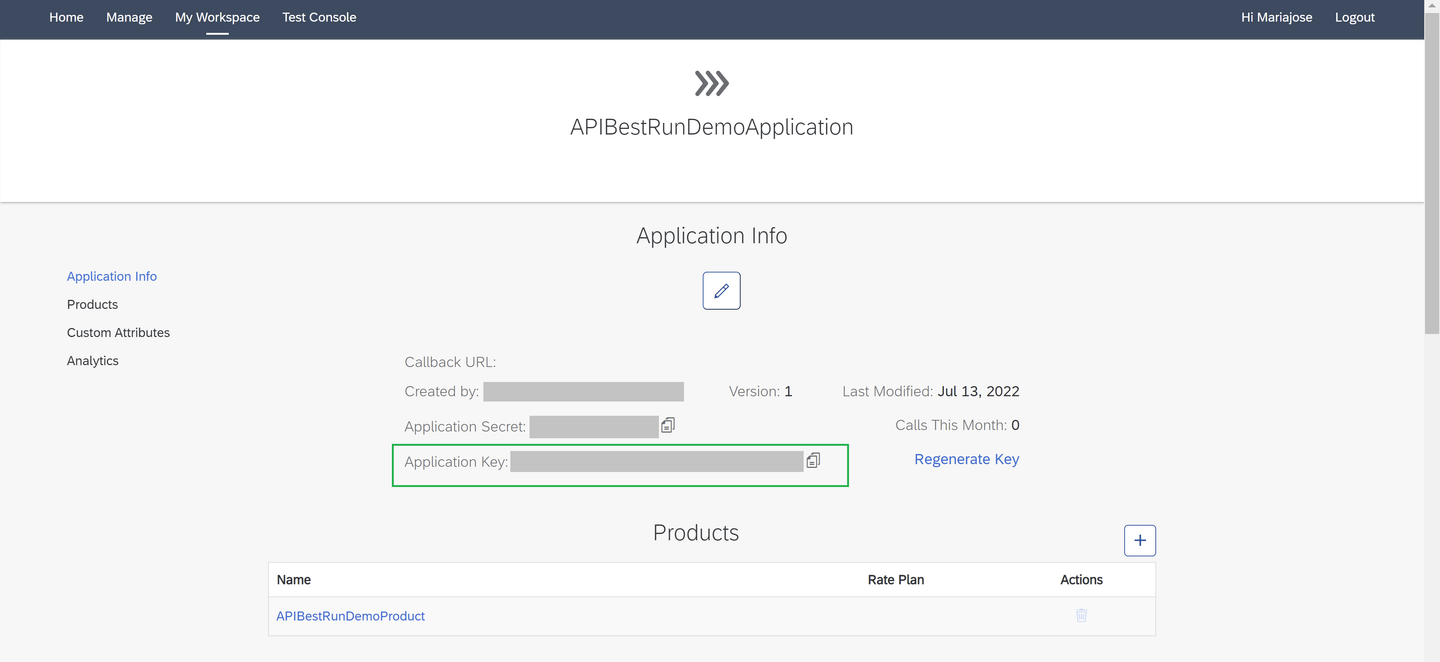Create API Application