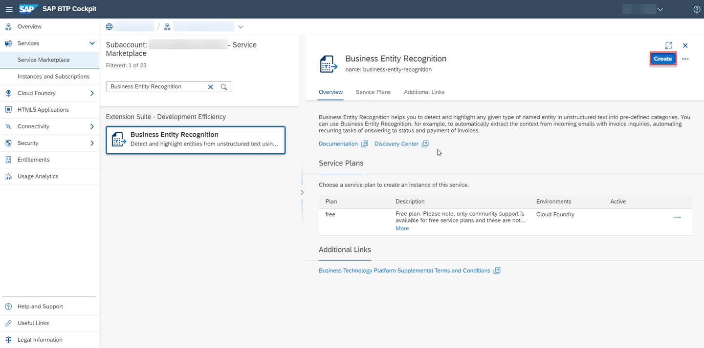 Create Instance