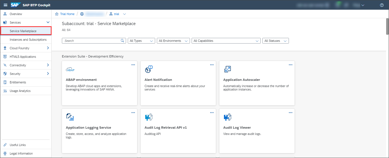 Service Marketplace
