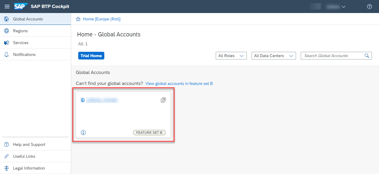 Access Subaccount