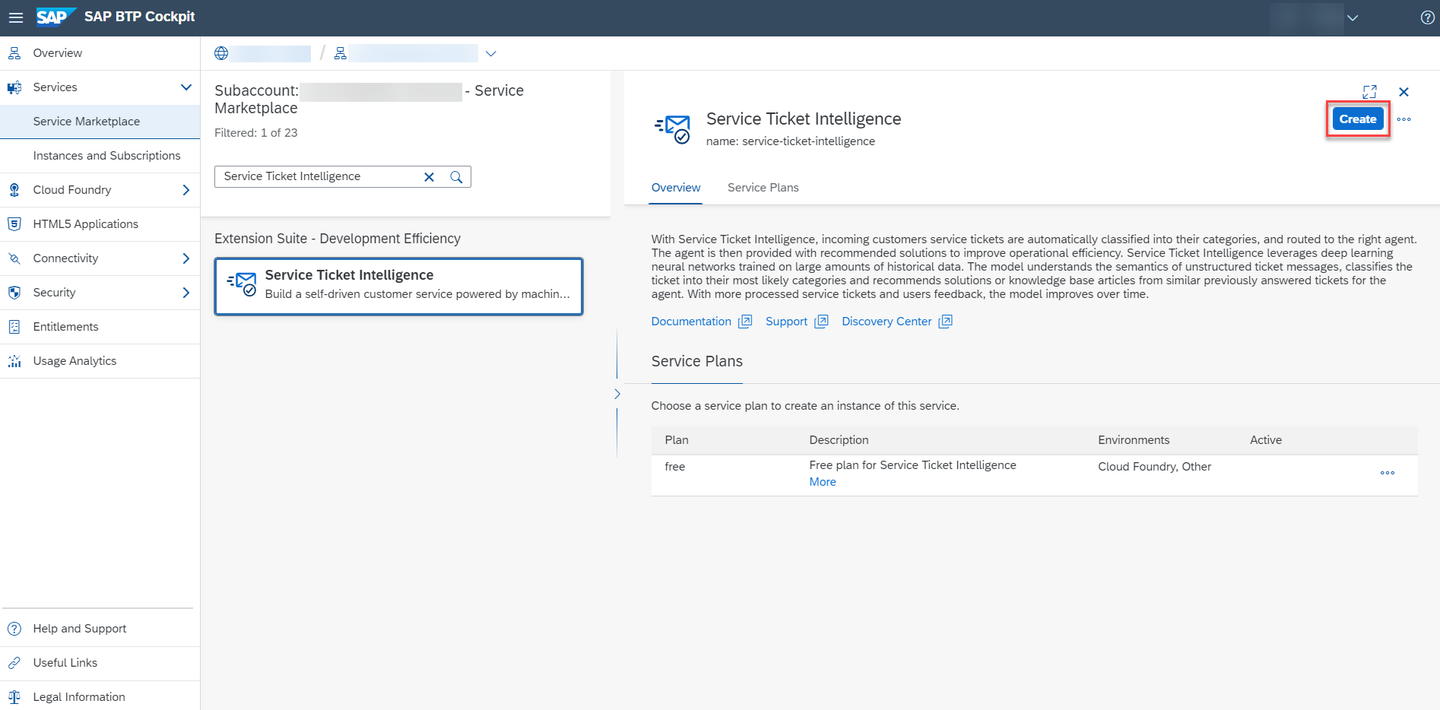 Create Instance