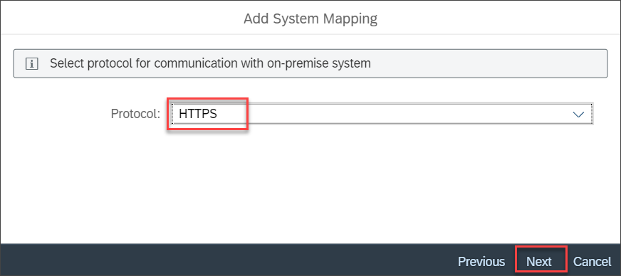 Select protocol