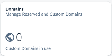 Reserved domains