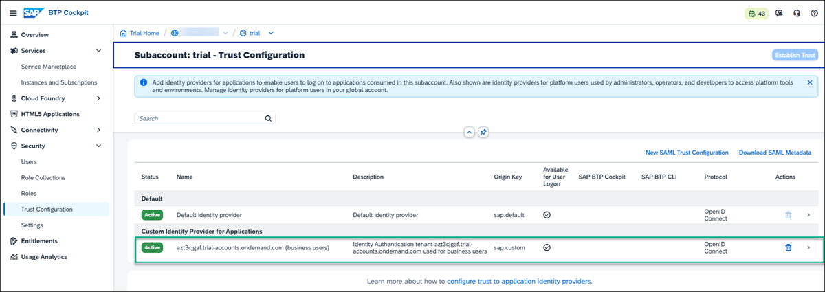 Click tenant