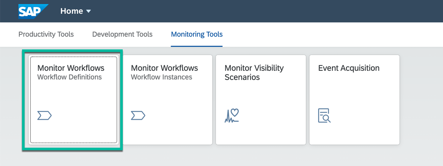 Open Monitor Workflows