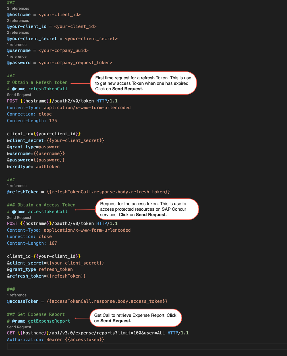 vscode all API call