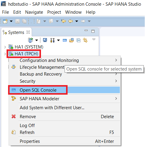 SQL Console