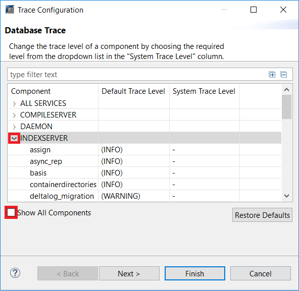 Find Configuration