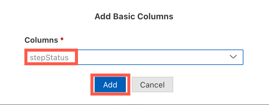Add Column Dialog
