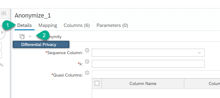 Configure privacy
