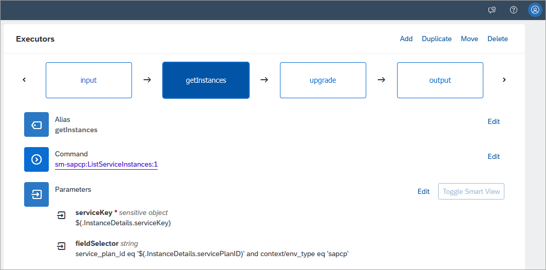 getInstances executor
