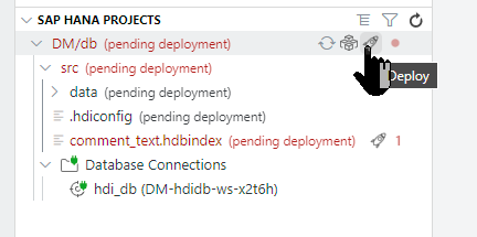 Deploy DB