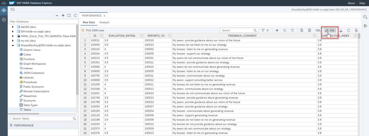 Explore data