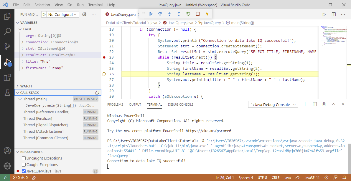 VS Code Debugging