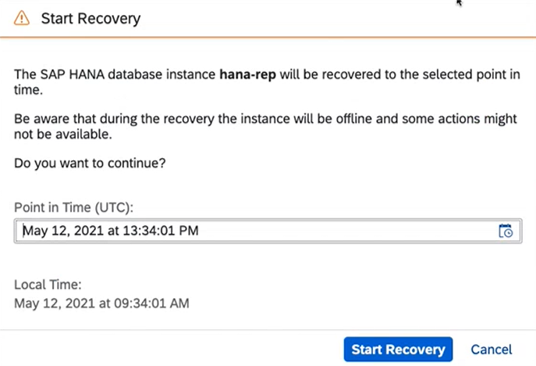 Start Recovery 2