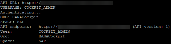 expected output