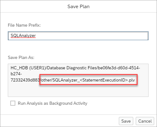 Save Plan File