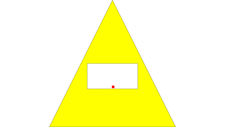 Centroid inside of the inner ring