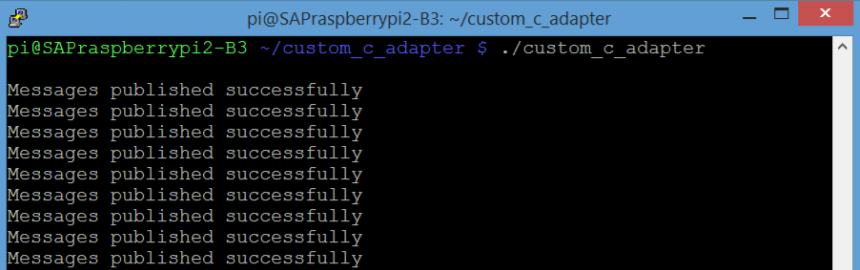 Run Custom C Adapter