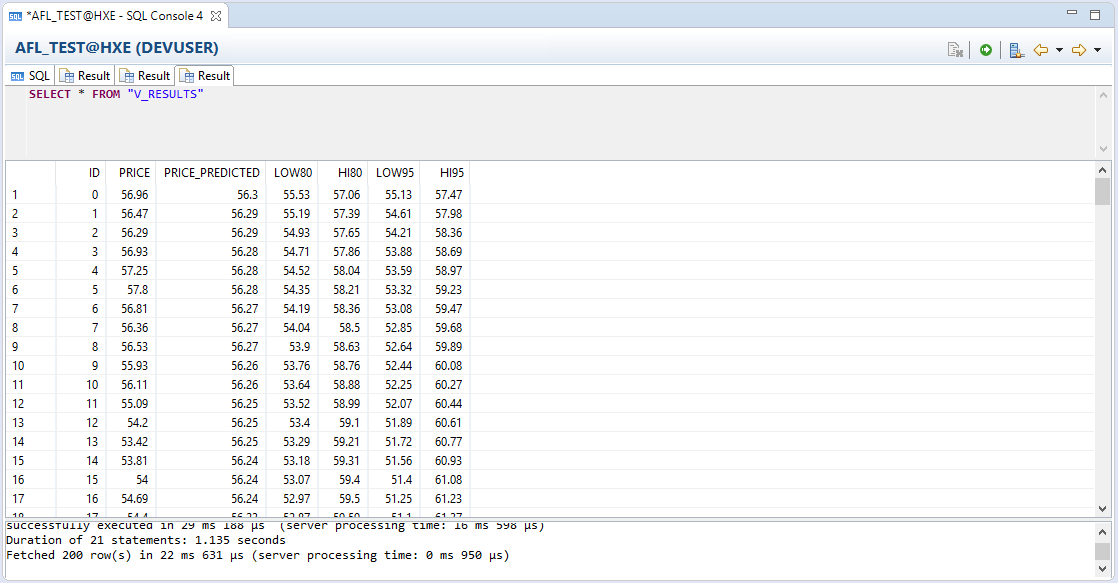 Results Page