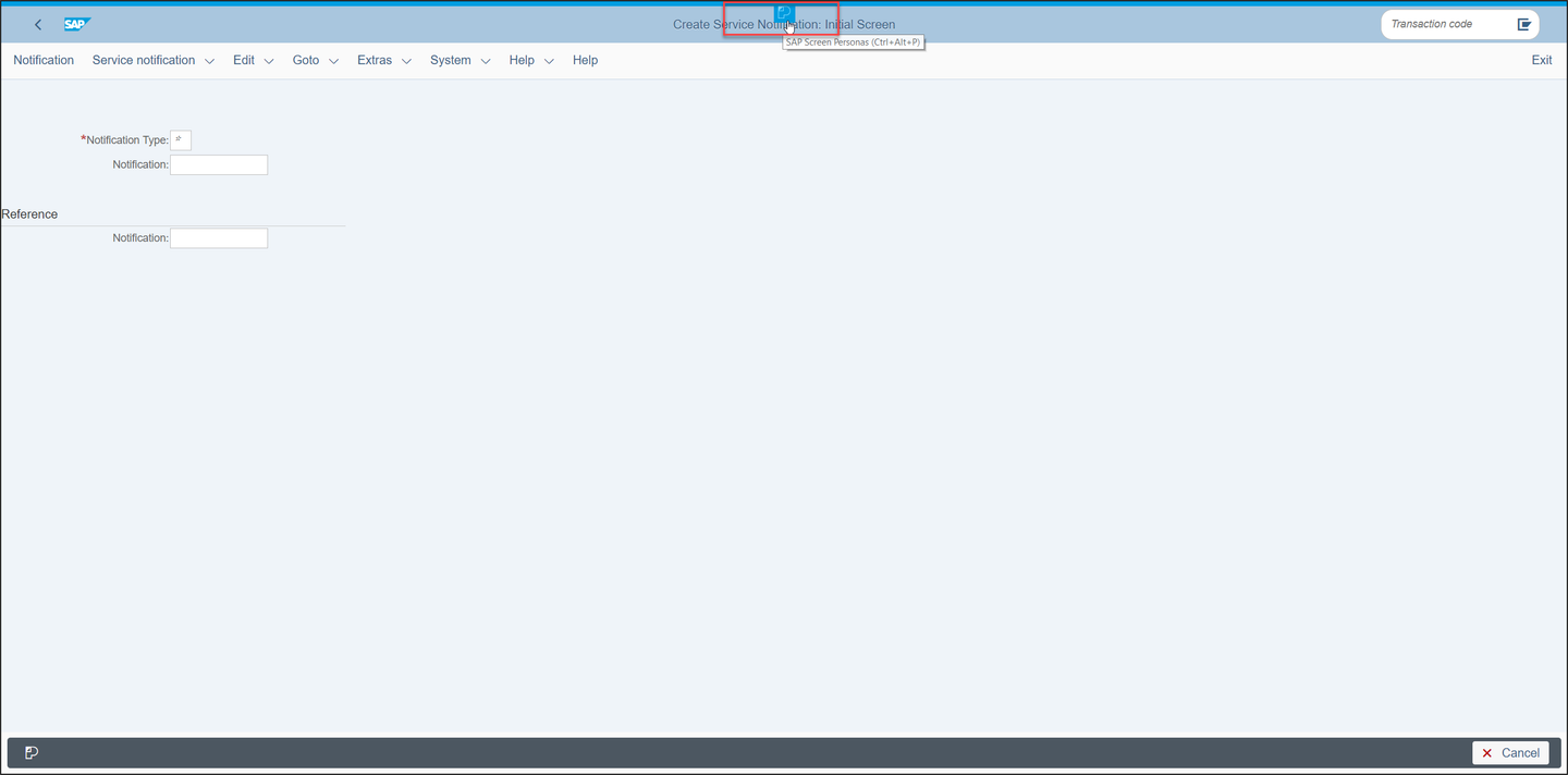 SAP Screen Personas Icon