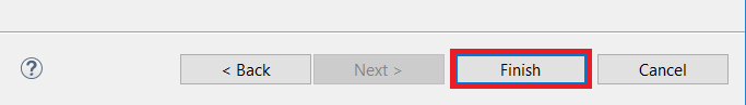Click Finish