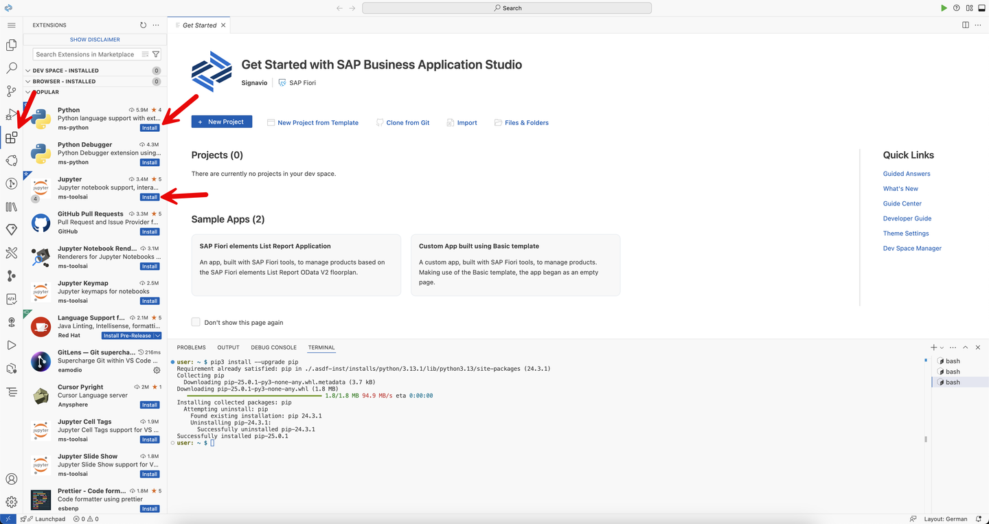 Install Python and Jupyter