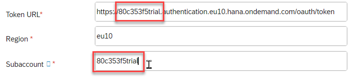 Configure