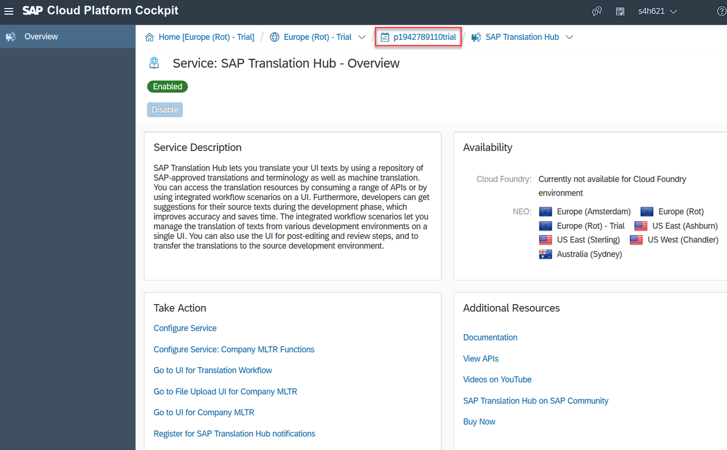 Locate SAP Web IDE