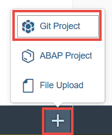 Create Git project