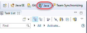 Choose Java perspective