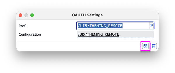 3.8: SM59 - oauth settings filled