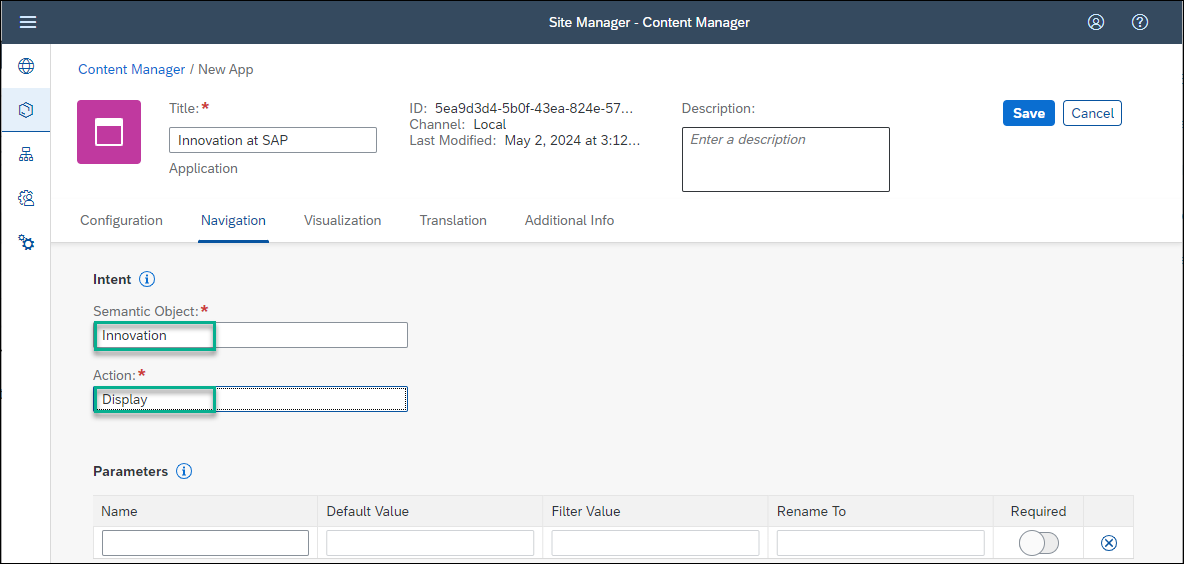 Define navigation properties