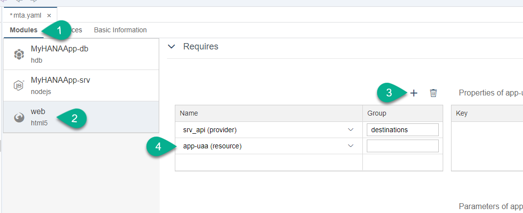Configure dependencies