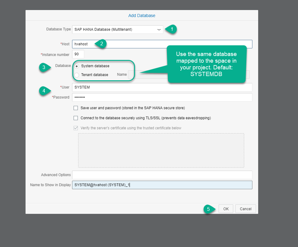 Access systemdb