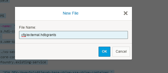 New file and folder