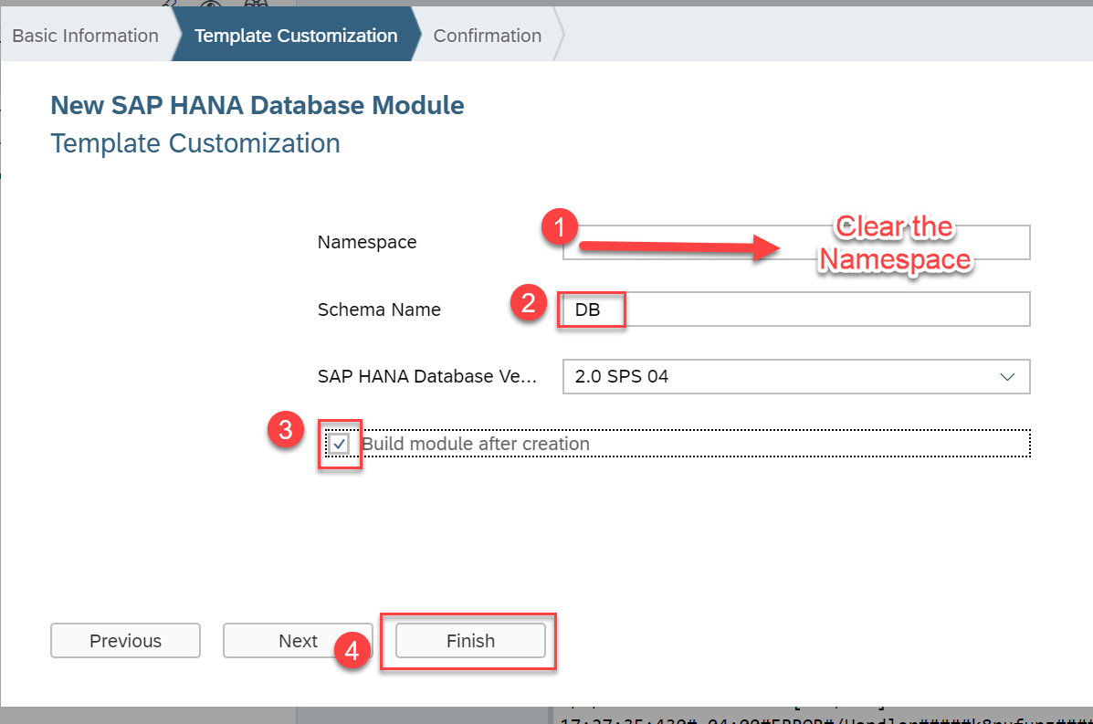 Clear namespace