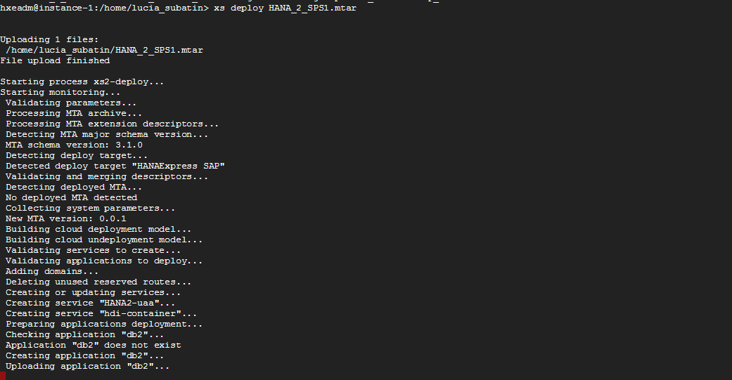 Deploy from CLI