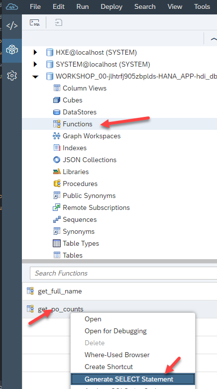 SQL Tab