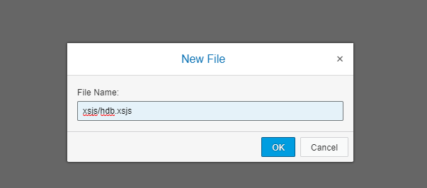 New file
