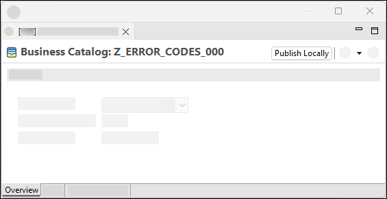 Publish locally