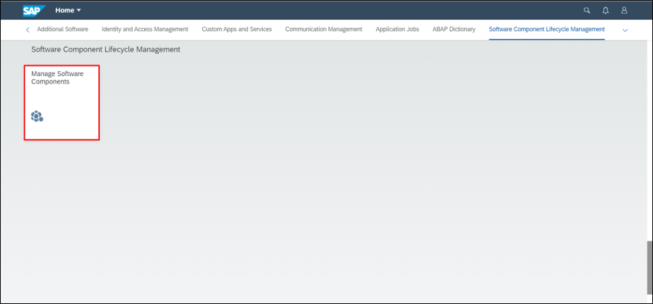 Create software component