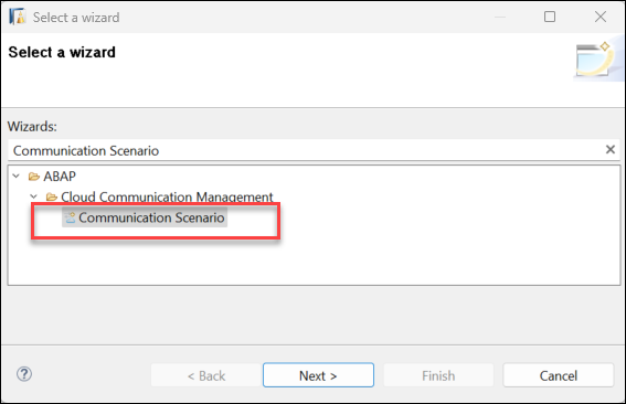 Create Communication Scenario