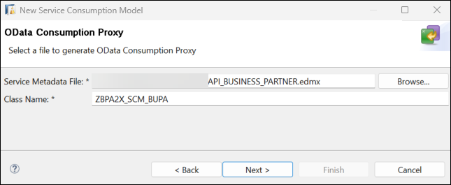 Create Service Consumption Model 3