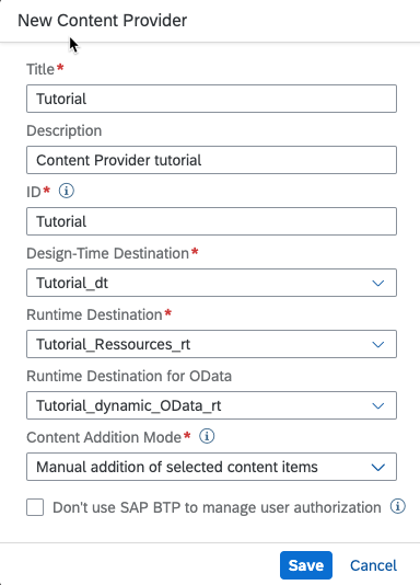 Create Content Provider