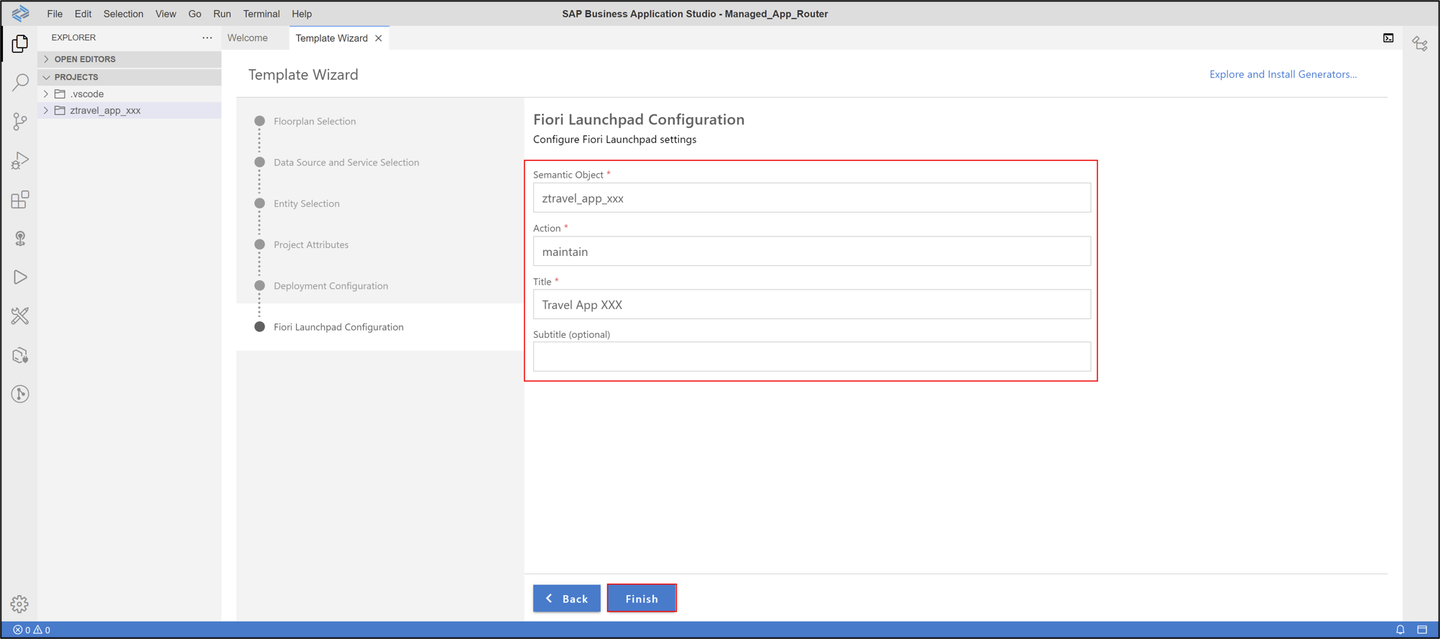 Fiori application