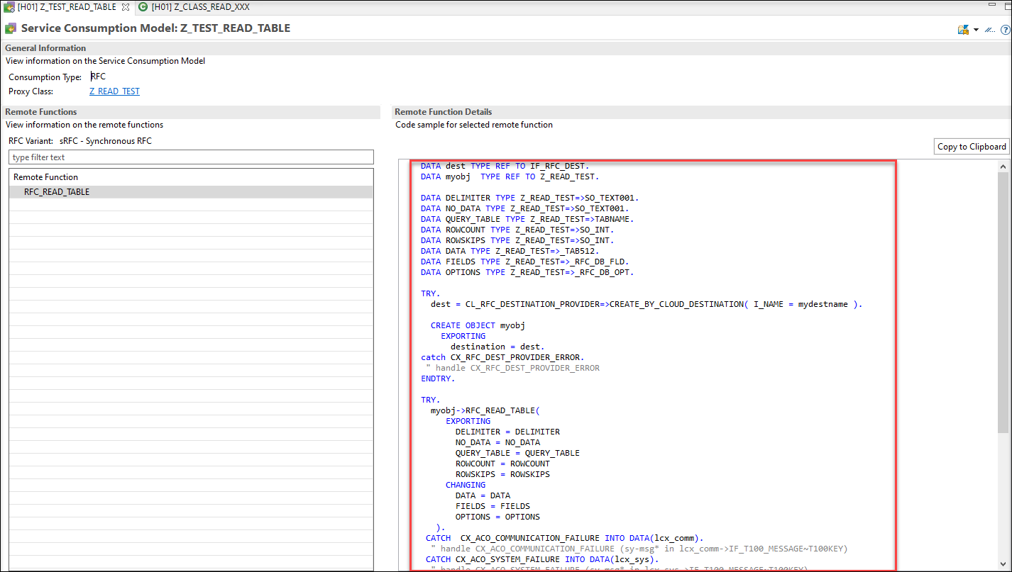 copy code sample